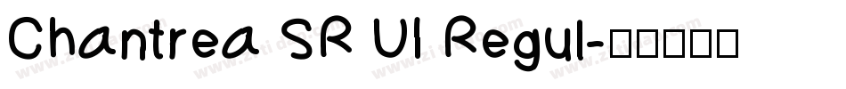 Chantrea SR UI Regul字体转换